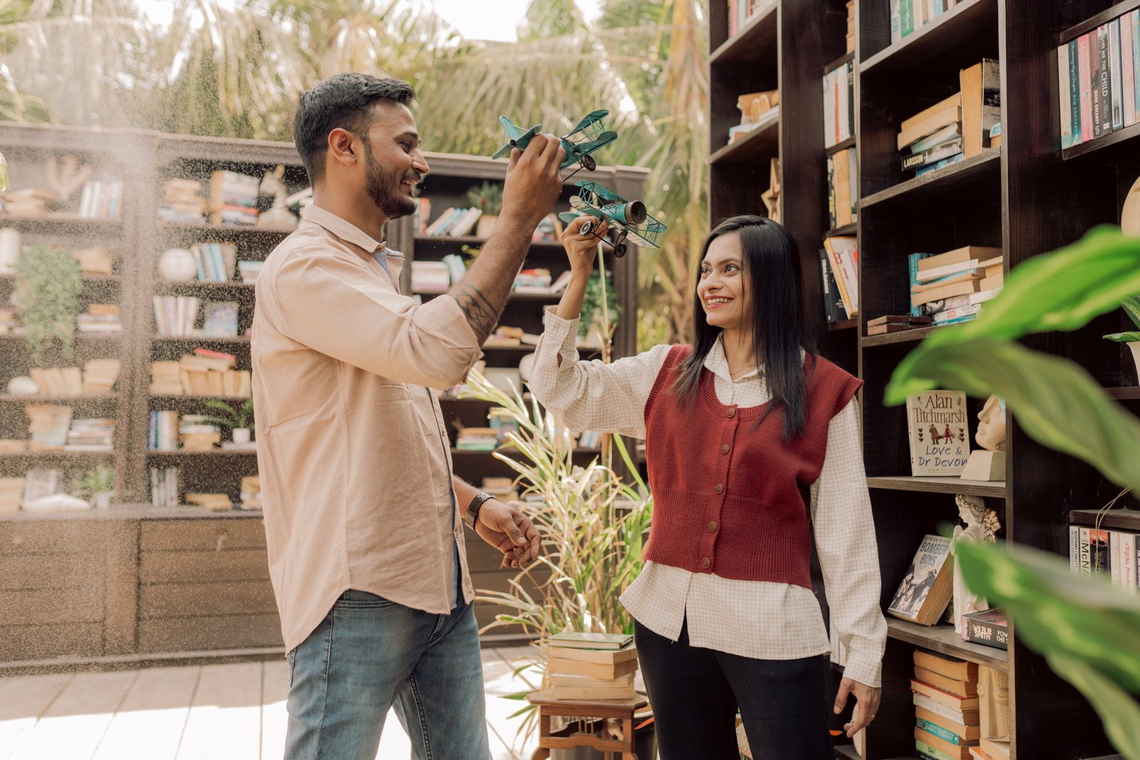 Candid bride portrait